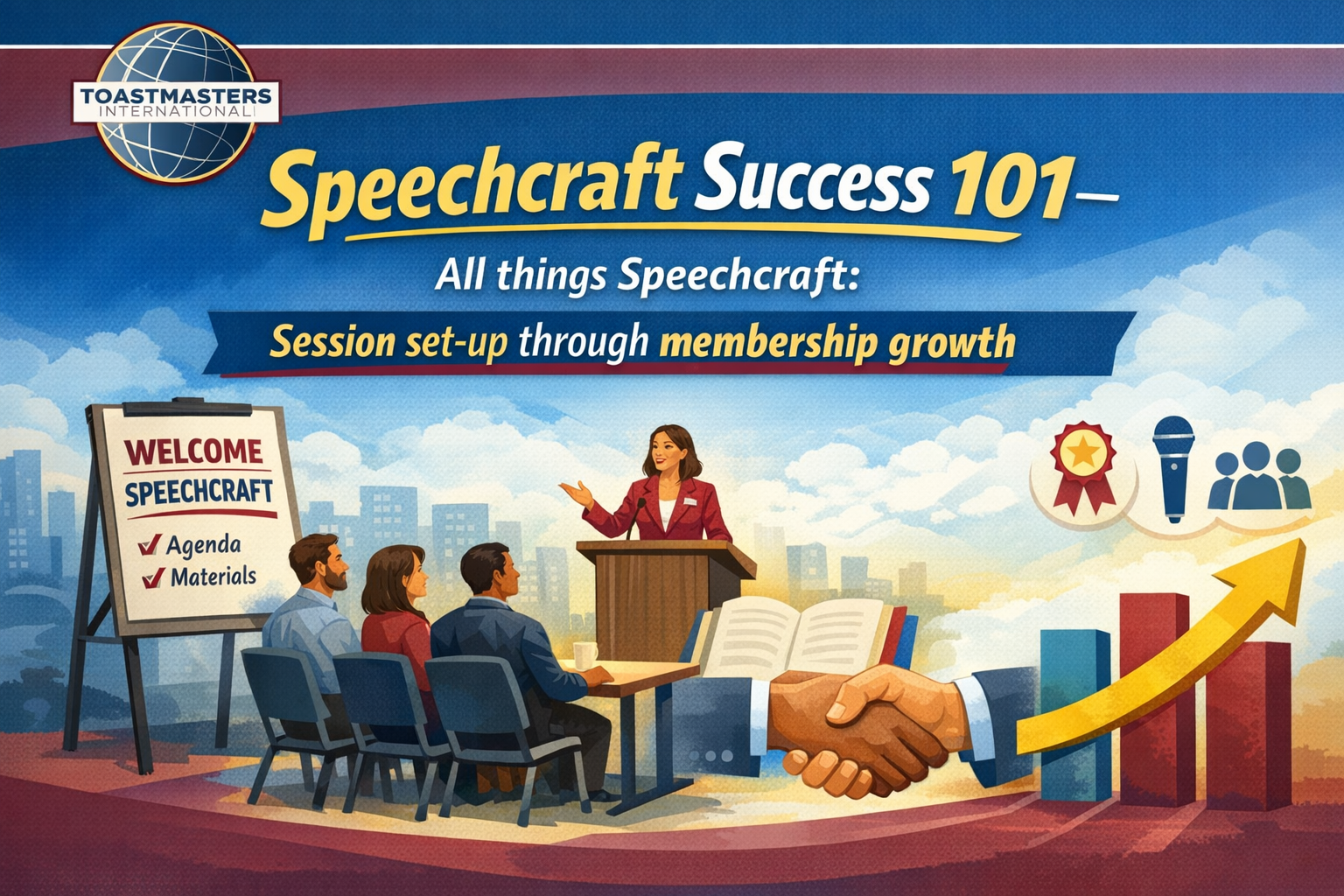 Speechcraft Success 101 – All things Speechcraft: Session set-up through membership growth